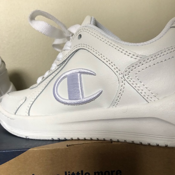 White Super C Court Champion Running Shoes 6W - Picture 3 of 9